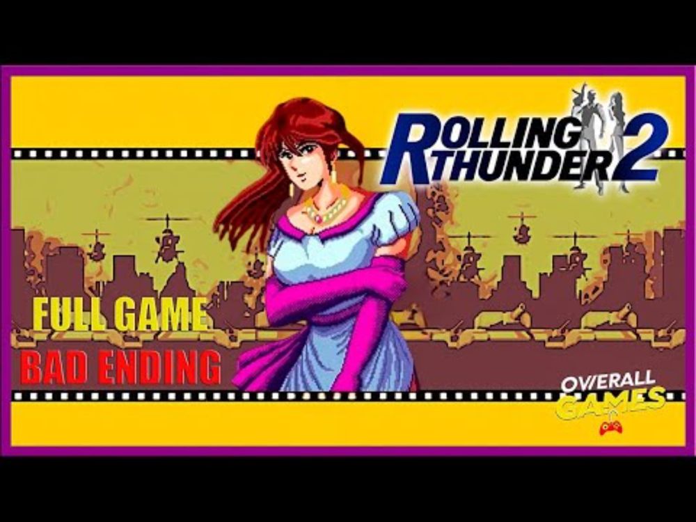 Rolling Thunder 2 (Bad Ending) | Genesis/Mega Drive | Longplay