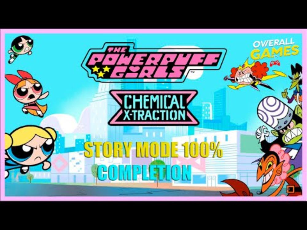 The Powerpuff Girls: Chemical X-Traction + Final Boss Fight  | PlayStation | Longplay