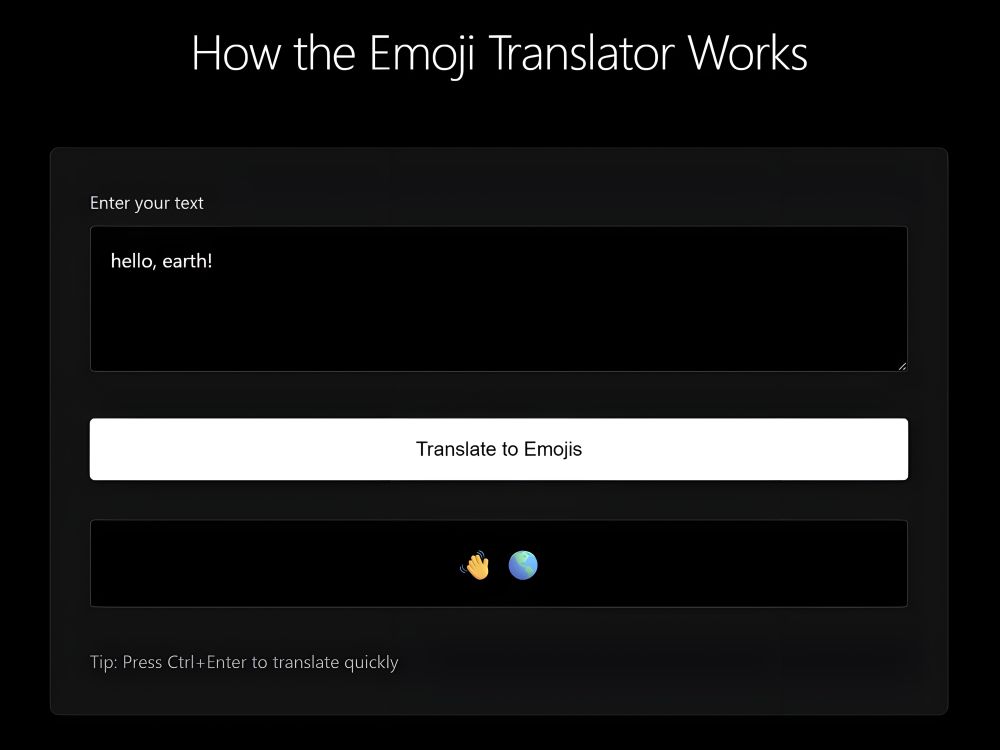 Emoji Translator