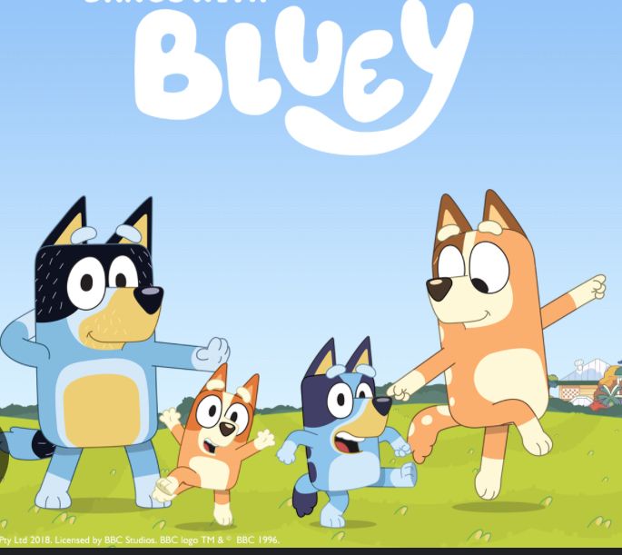 Picture of the children’s TV show Bluey