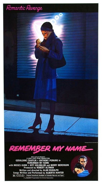 Poster for REMEMBER MY NAME (1978) 