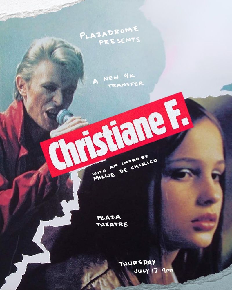 Poster for a new 4K restoration of CHRISTIANE F screening in Atlanta. 