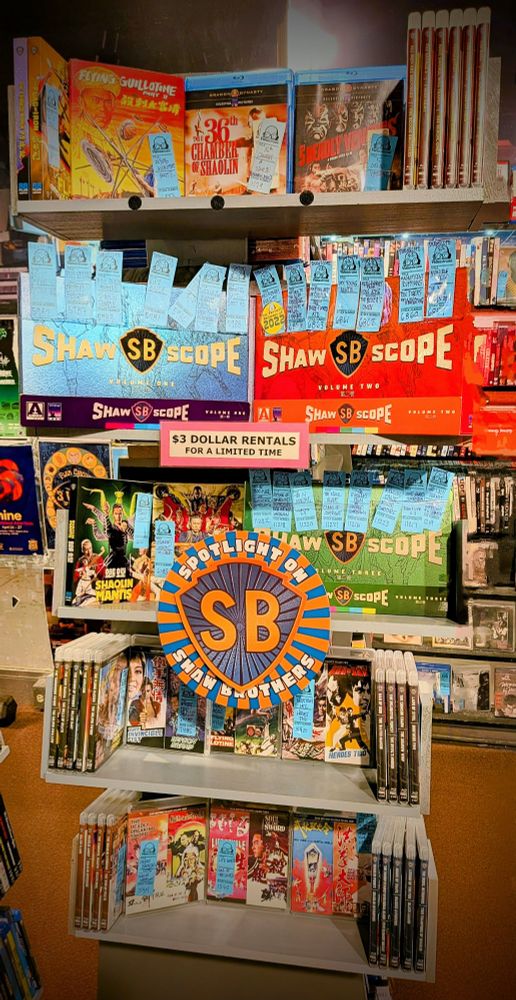 New, astonishing restorations of dozens of films cranked out of the legendary movie studio Shaw Brothers. All are $3 rentals for one week!

