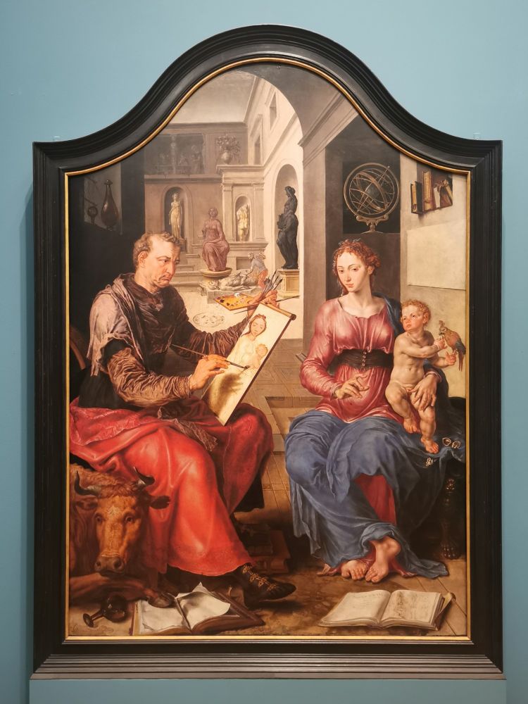 Saint Luc peignant la Vierge de Maarten van Heemskerk