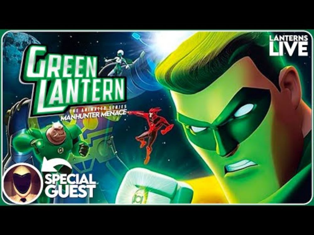 Green Lantern The Animated Series: Manhunter Menace Review (Guest Lucha Johnny ‪@GTFOChannel)