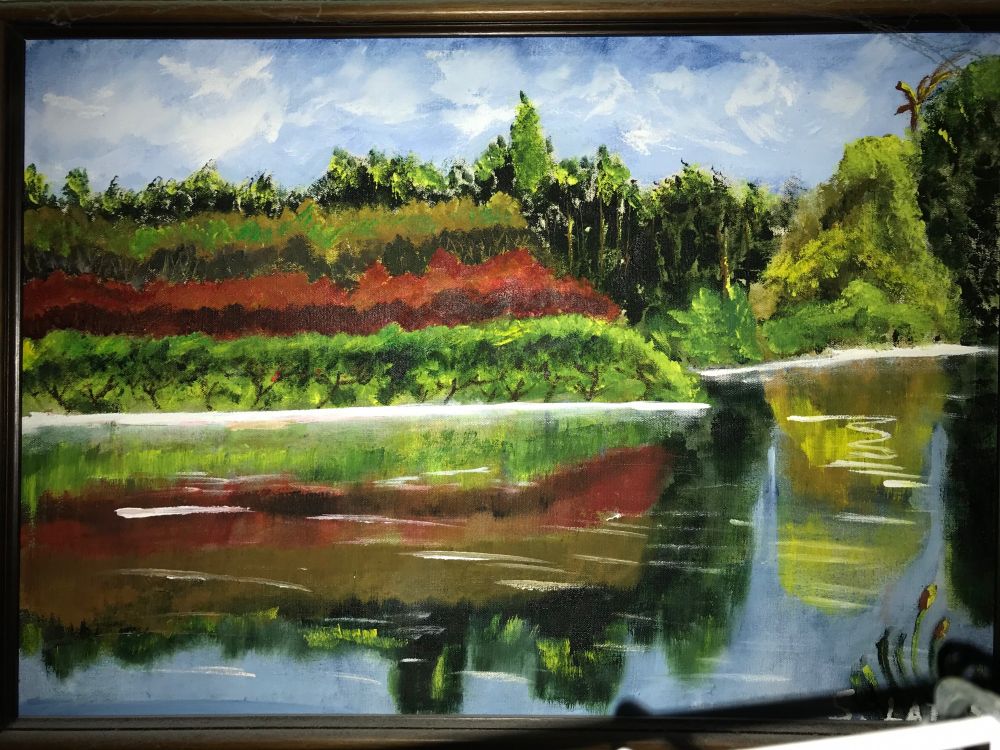 My William Alexander-esque painting from middle school.