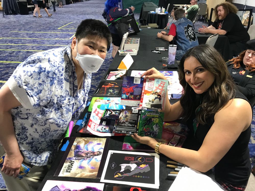 Me with Zehra Fazal at CONvergence 2024!