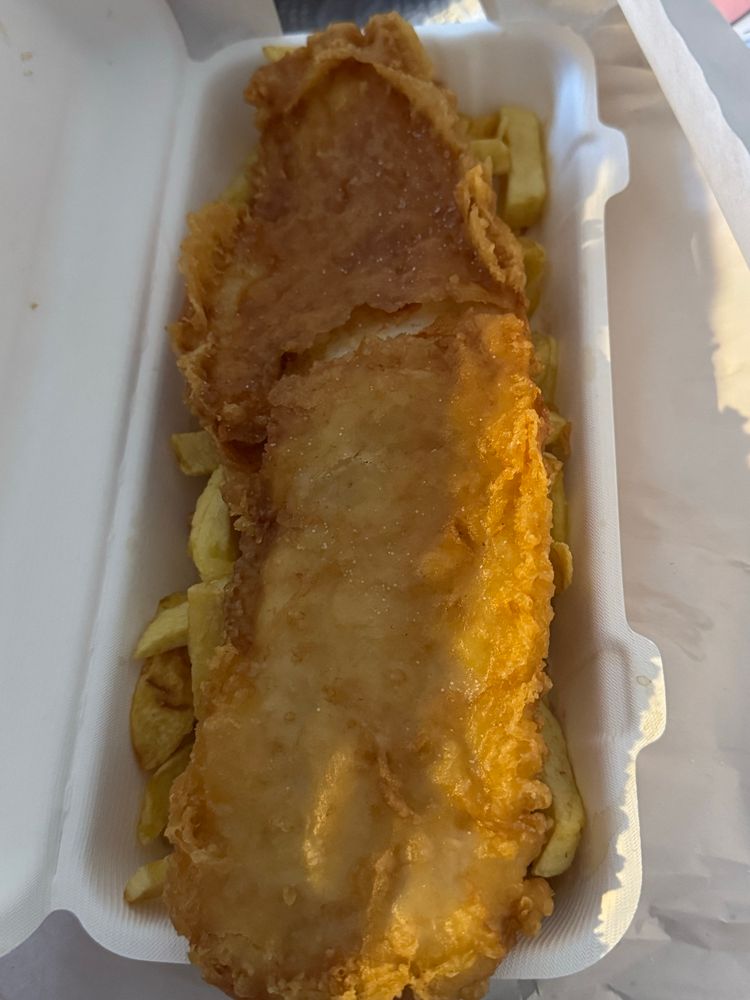 Fish and chips. 