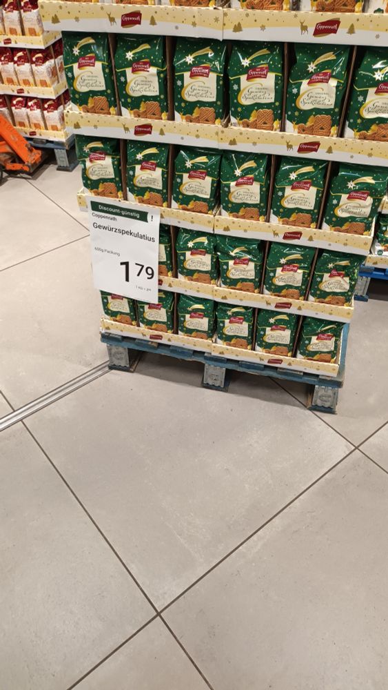 Spekulatius im Supermarkt 