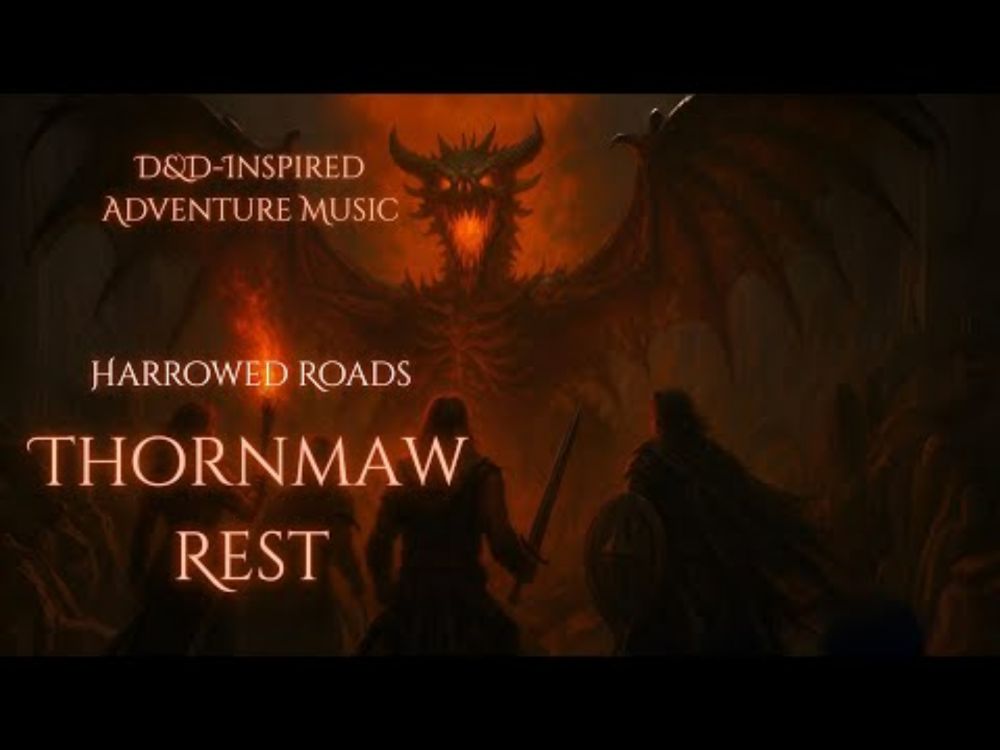 Thornmaw Rest - DnD Dungeon Synth Rock Anthem | Dark Fantasy Music