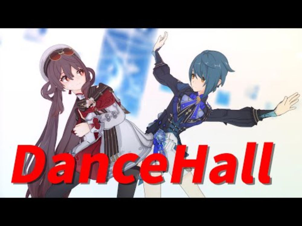 【原神MMD】胡桃と行秋が「ダンスホール」を踊ってみた【原神/Genshin Impact/4K】 #原神MMD