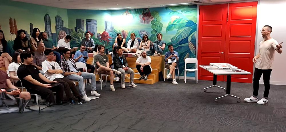 Me talking in front of a room of engineers and designers