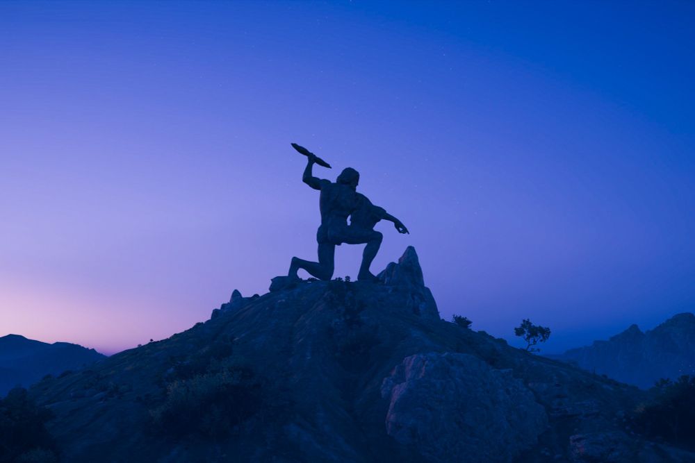 Statue de Zeus à Kephallonia dans Assassin's Creed Odyssey