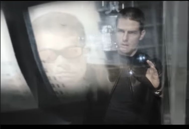 Fotograma de la película Minority Report.