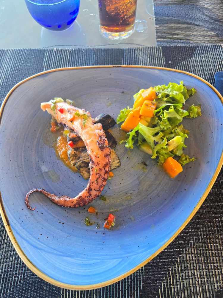 Grilled octopus 