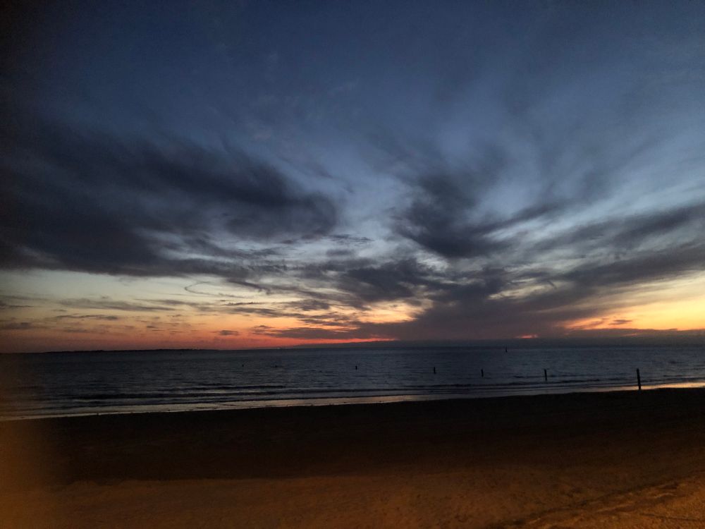 Norderney Sonnenuntergang am Weststrand