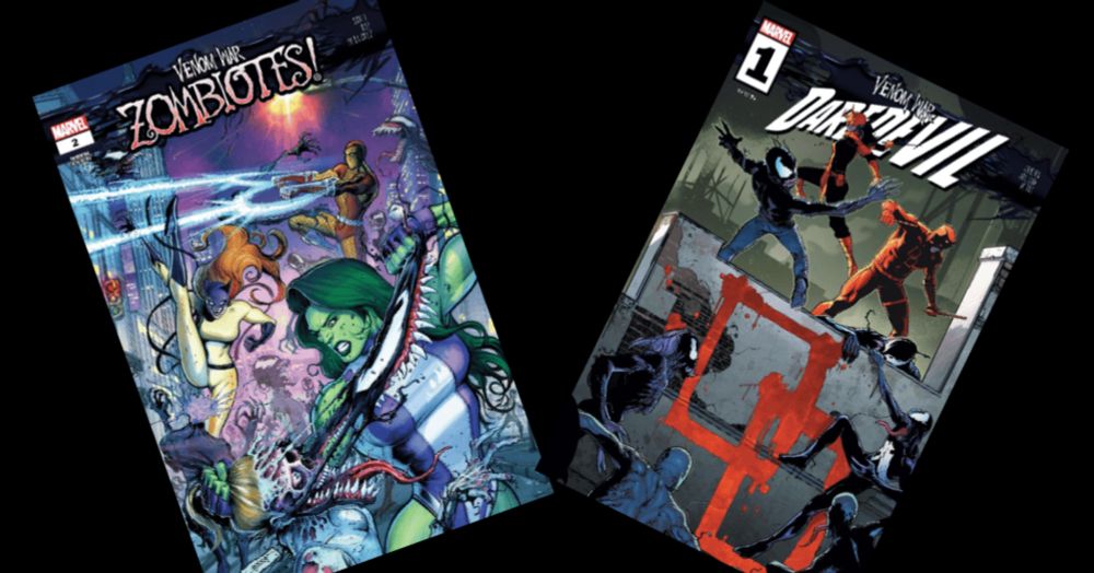 The Venom War Continues in Venom War: Daredevil #1 & Venom War: Zombiotes #2 - Comic Watch