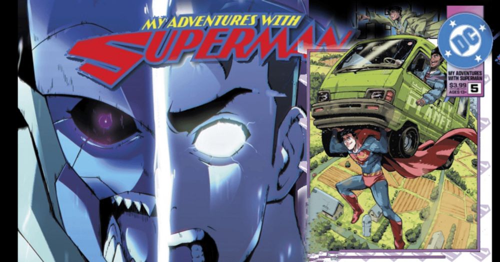 The Secrets Of Amazo Revealed in My Adventures with Superman #5, - Comic Watch