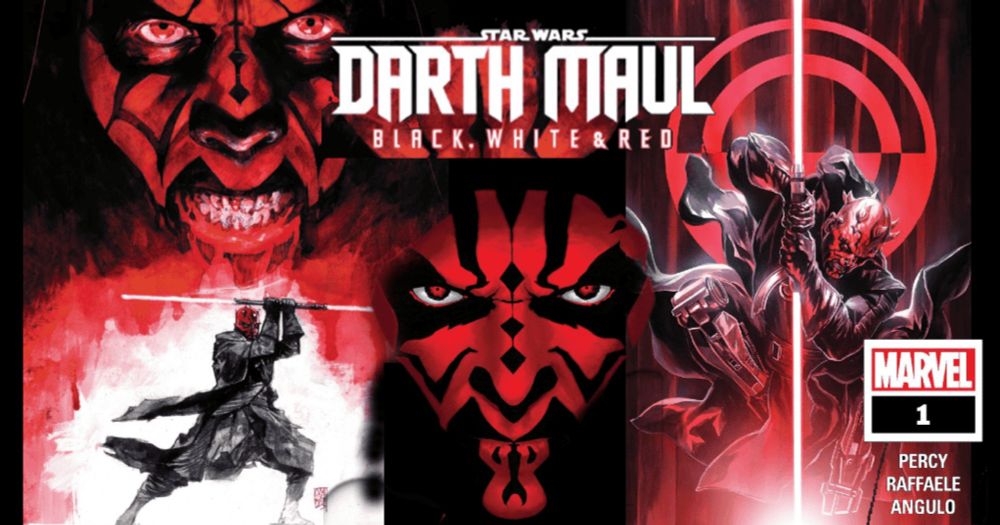 Star Wars: Darth Maul - Black, White & Red #1 - There is a Red Door And I Want To Paint It Black... - Comic Watch