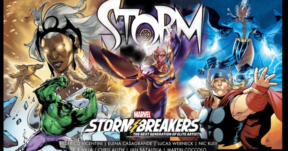 This October Experience The Storm Front Of Variants Featuring Storm From Marvel's Stormbreakers - Comic Watch