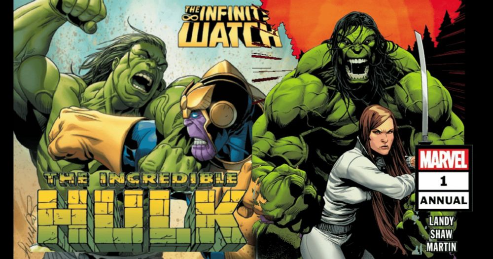 Thanos Finds A Very, Very Angry Hulk Standing In His Way Of The Next Infinity Stone in The Incredible Hulk Annual #1 - Comic Watch