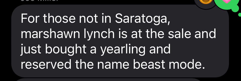 Marshawn Lynch is in the horse game!