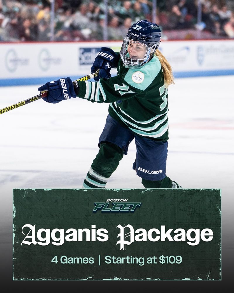 Agganis Arena partial season ticket package graphic. 