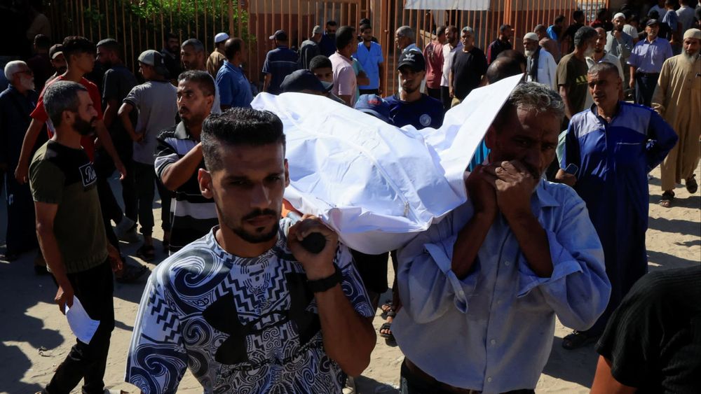 Gaza stampede at GHF aid site kills at least 20