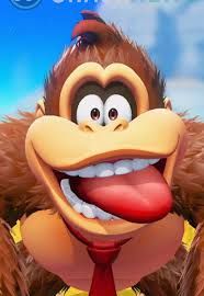Donkey Kong em visual novo de DK Bananza com a língua de fora