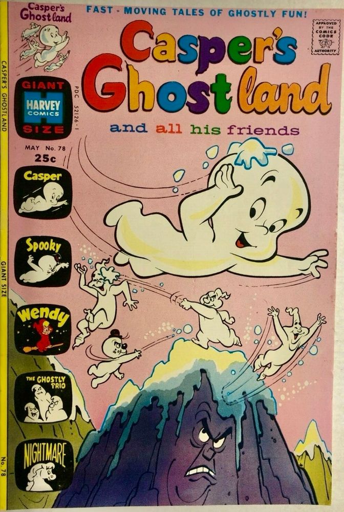 Vintage Casper the Friendly Ghost comic.