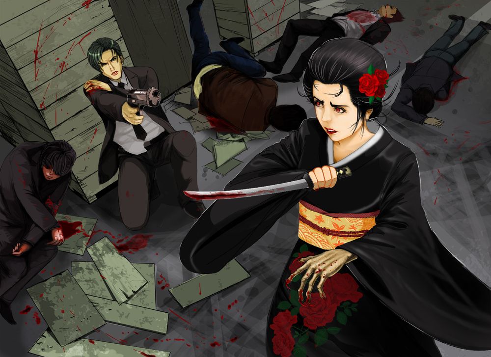 Draft cover art I had commissioned. Thanks, Jimi!