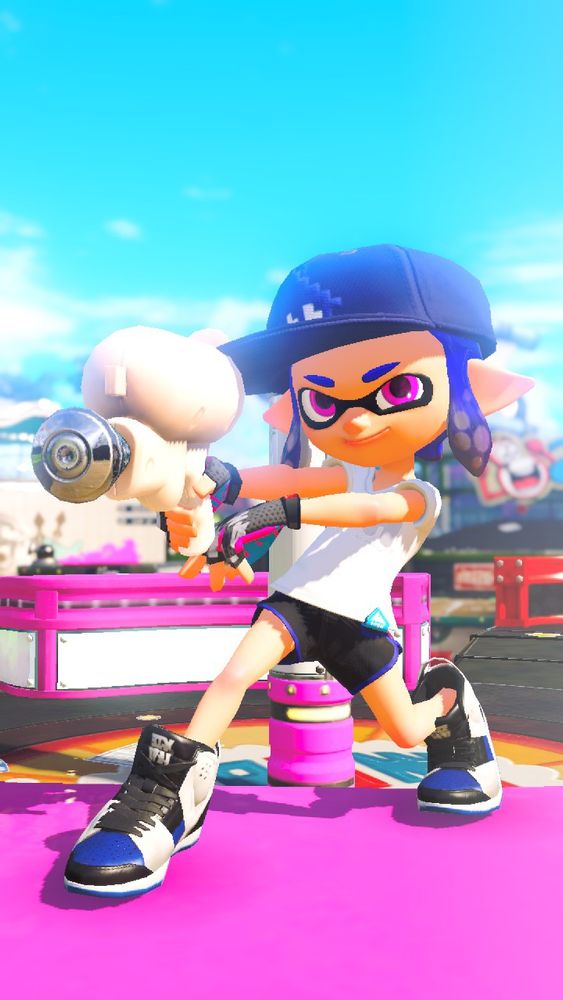 my oc as shayshayshamera's oc 💙 [i dont know if they have a specific name,, 😞] (stage is wahoo world)