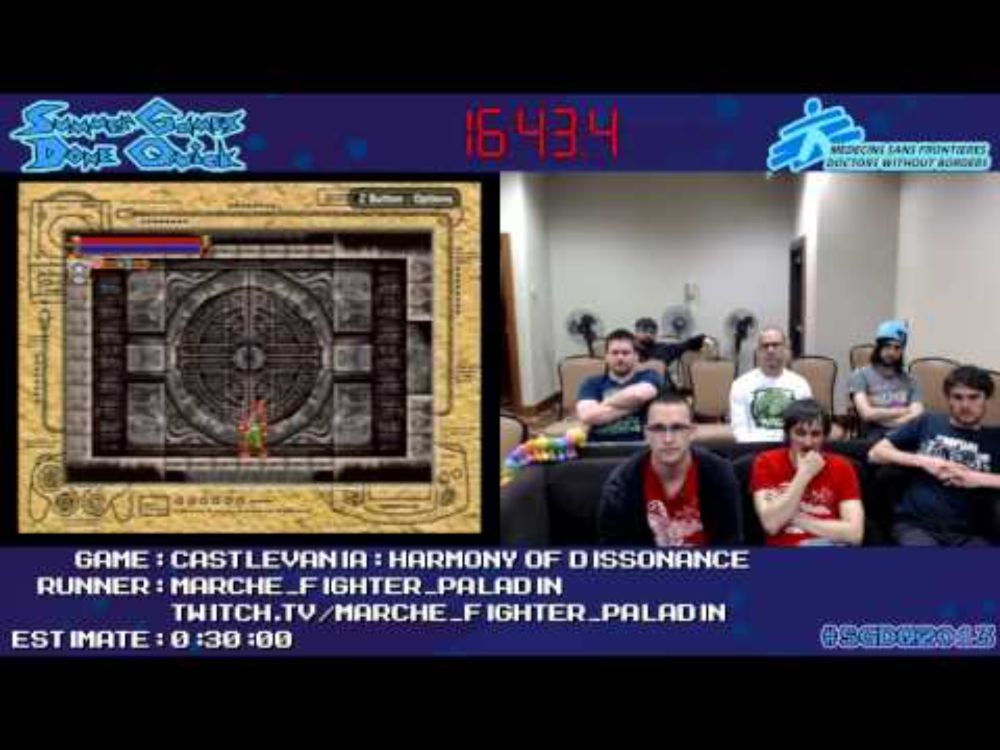 Castlevania: Harmony of Dissonance Speed Run (0:19:57) *Live at #SGDQ 2013* [GBA]