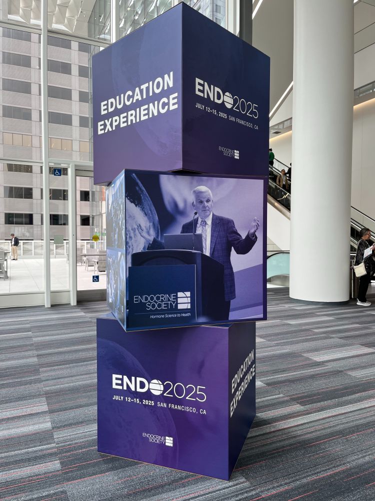 Education sign at ENDO 2025.