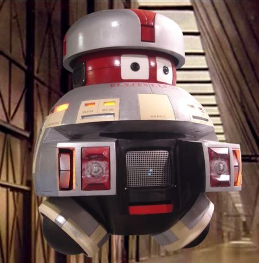 Vincent from the movie The Black Hole. He’s a cute floating robot. 