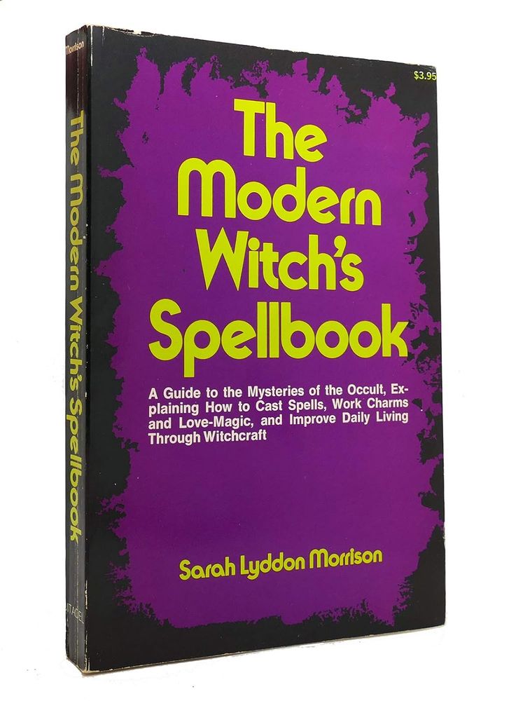 Cover to The Modern Witch's Spellbook by Sarah Lyddon Morrison. 