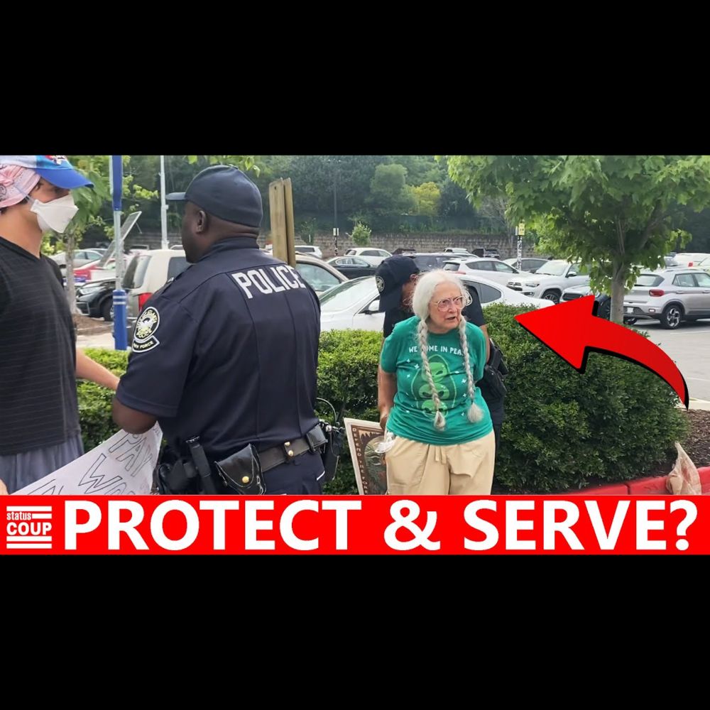 BREAKING: Cops ARREST SENIOR CITIZEN Protesting Cop City Funder Home Depot