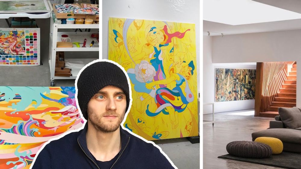 Behind the Scenes at James Jean's Amazing Home/Work Studio