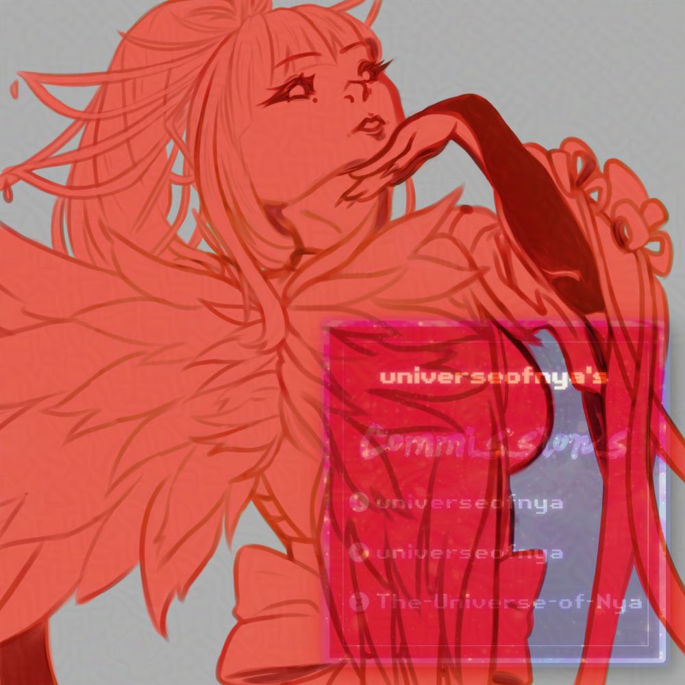 a waist up sketch of a phoenix themed karakuri doll girl with her back turned and looking over her shoulder