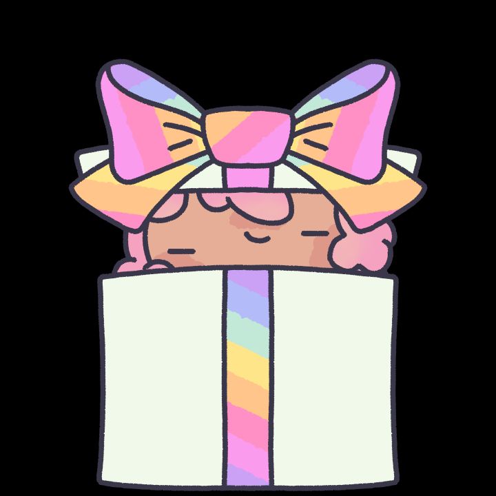 Gummy in a cute little box as drawn by alidapdappp