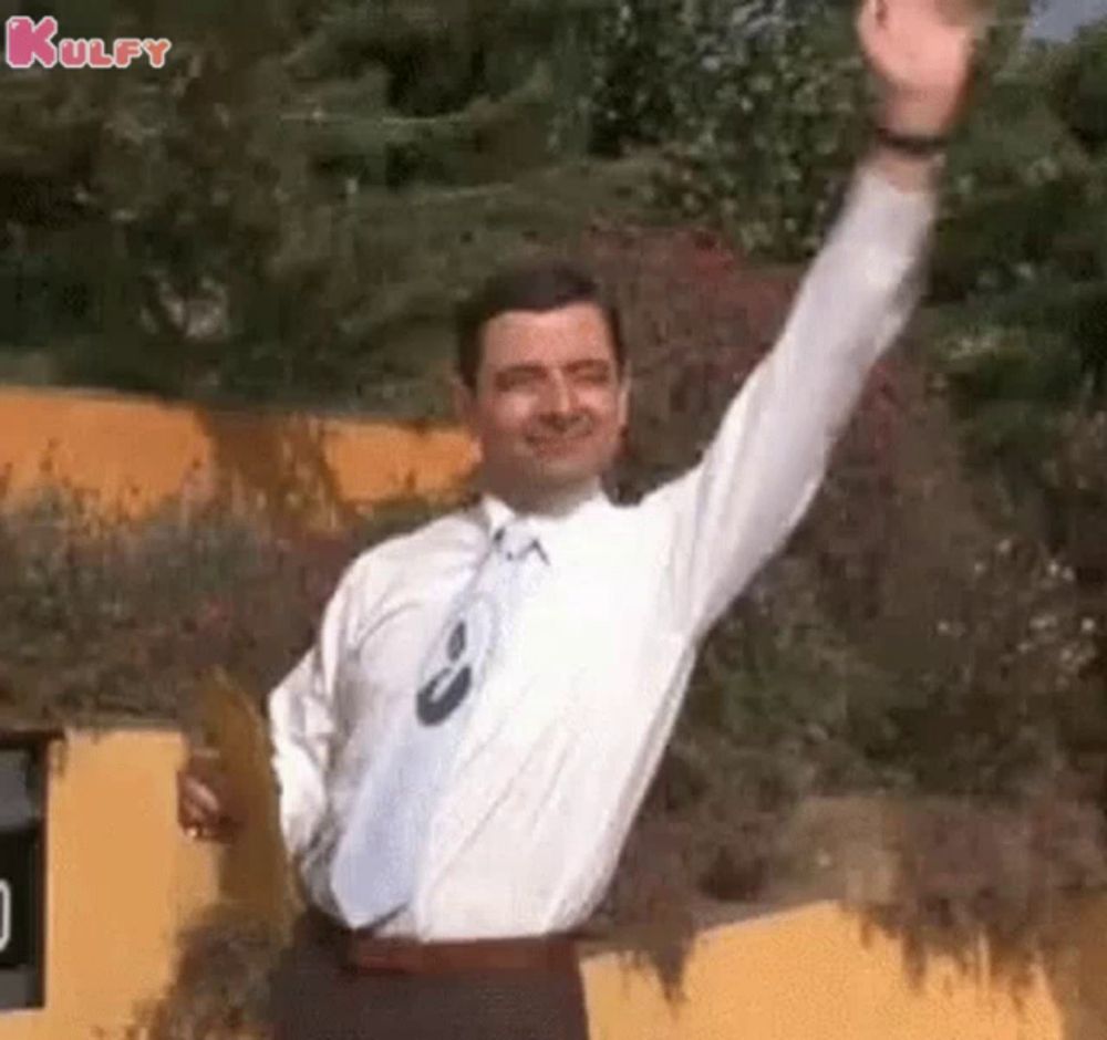 Hi Mr Bean GIF