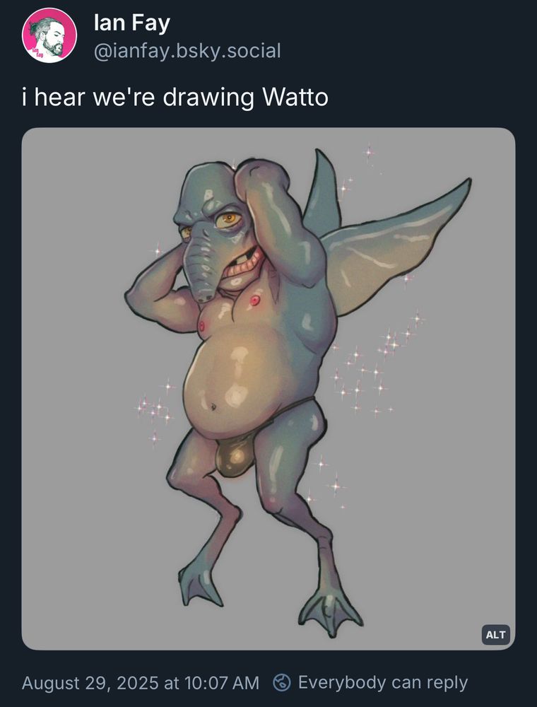 Sexy Watto (from Star Wars) art by Ian Fay
