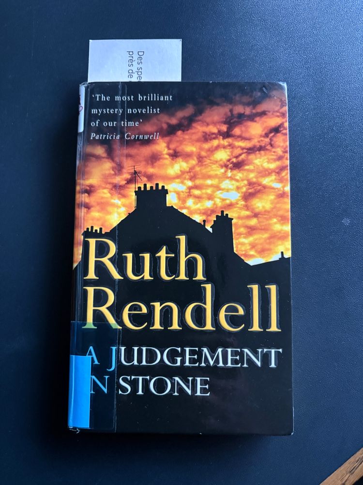 Ruth Rendell’s “A Judgement in Stone”
