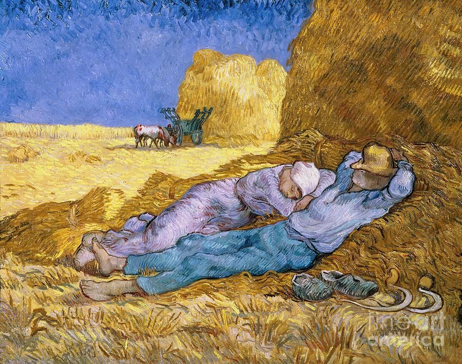 The Siesta painting by Van Gogh