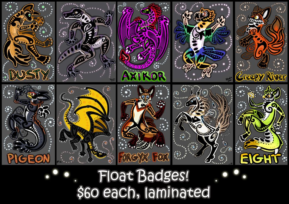 abstract float commissions
