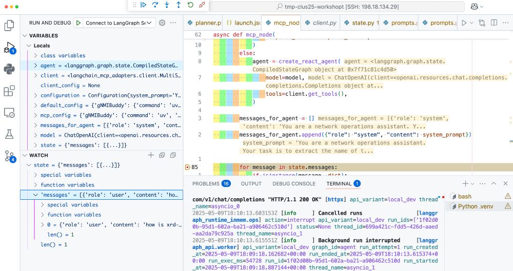 debugging with copilot