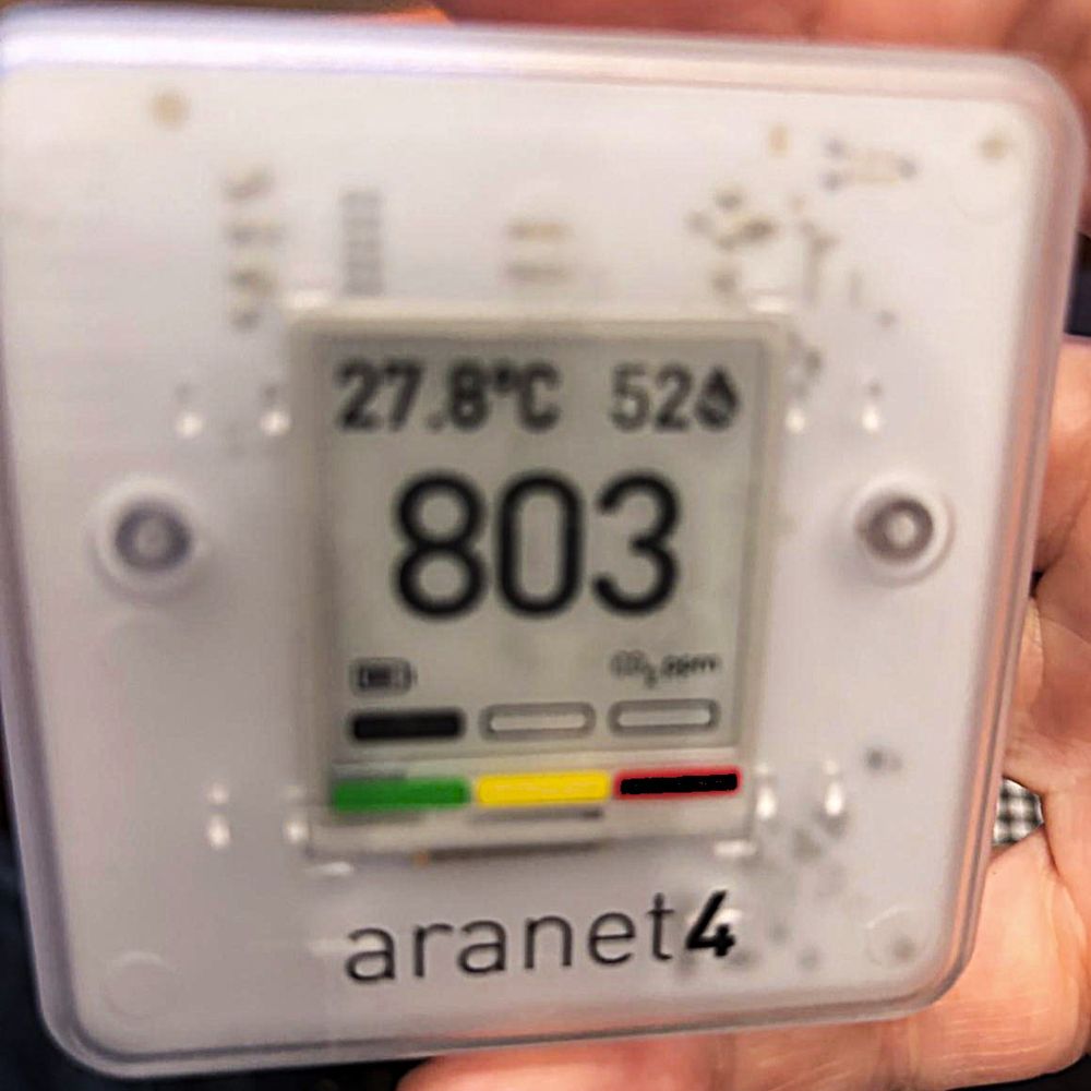 Still ok CO2 reading, not sold out, sat lower down.