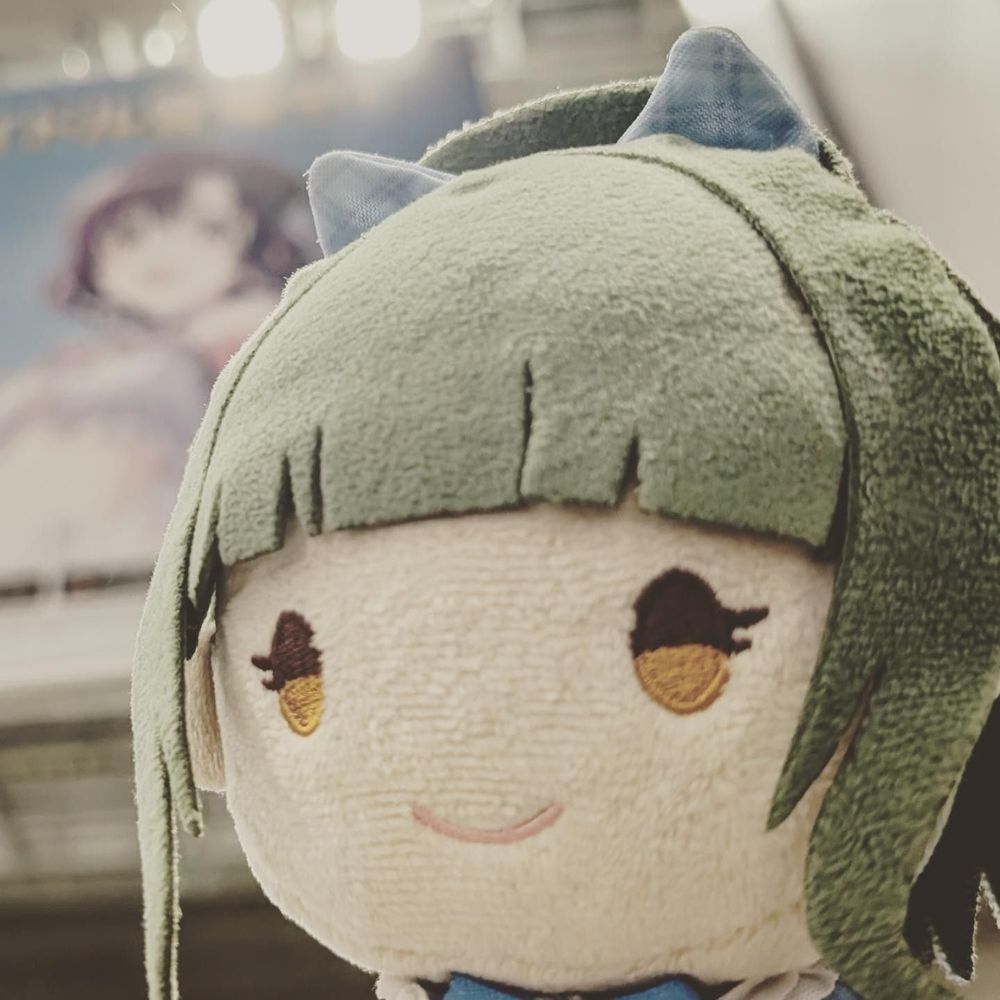 藤居朋のぬいぐるみとアイマスの広告