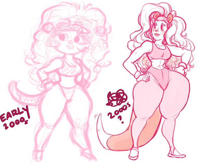 Two fullbody sketches from the early and mid 2000's of Brittany B. Broski. The left was made around 2004 and the one right was made a few years later. The style evolution is severe as time passed! It is hard to see your own progress until you take a step back and appreciate how far you've come.