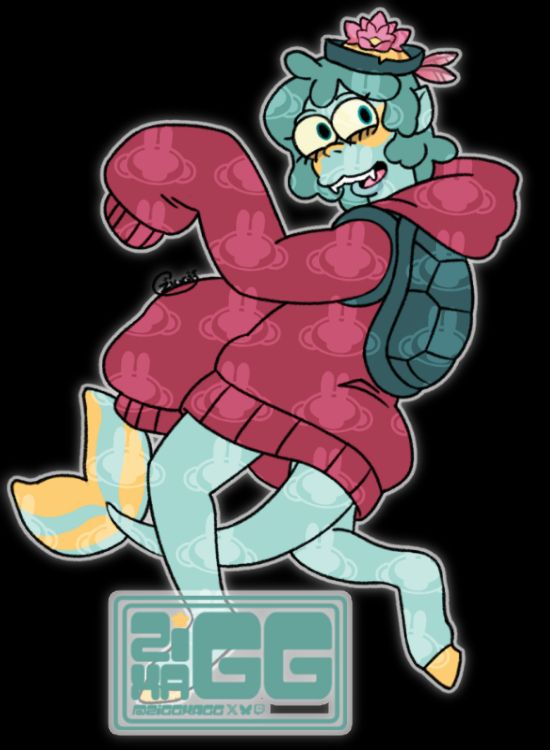 My friend Tiny's avatar in the Matt Groening style